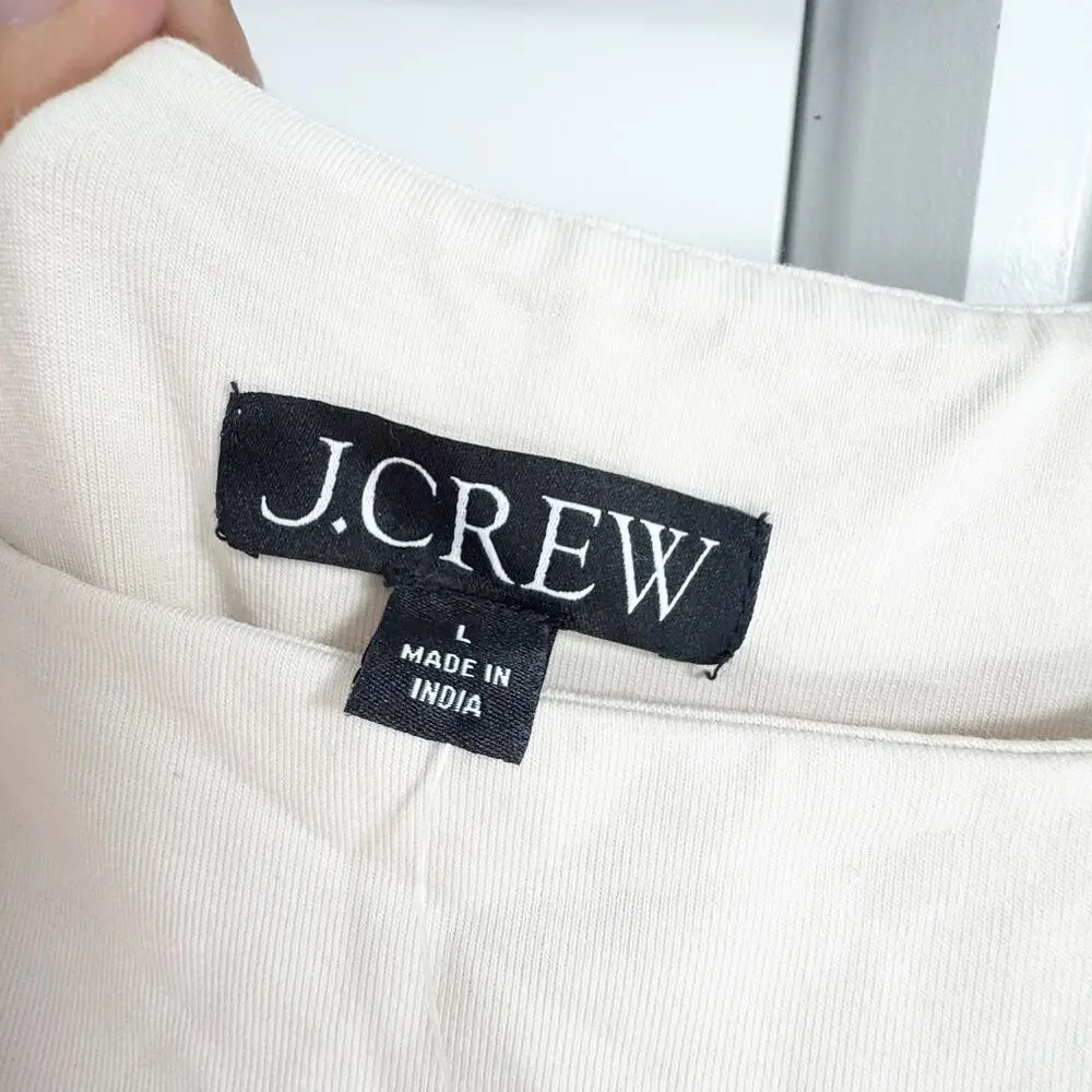 J. Crew Women's Drop-Waist Mixy Maxi Dress Sleeveless Natural Size Large NWT